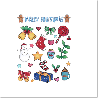 Cute Merry Christmas Stuff Posters and Art